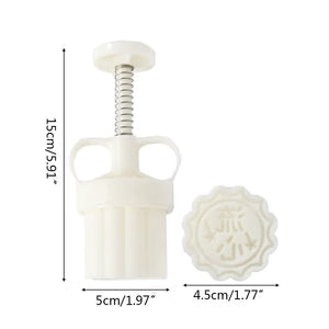 Floral Mooncake Mold Press