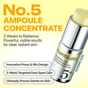 Numbuzin - Glutathione TXA Advanced Dark Spot Ampoule Concentrate 5+