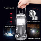Solar Charging Light With Fan