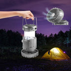 Solar Charging Light With Fan